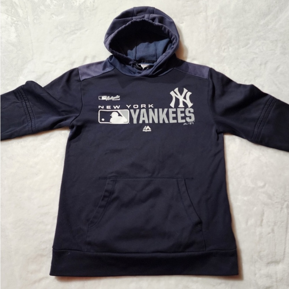 Mens New York Yankees Hooded Sweatshirt - Picture 3 of 8